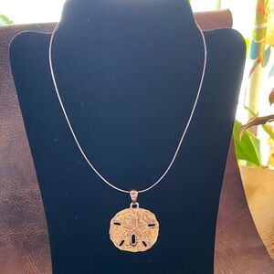 Sand dollar Pendant Necklace